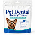 Dog Dental Care Treats with Listed Lactobacillus Helveticus, Bifidobacterium Longum, Brown Algae and Spinach Powder, 1 or 2 Unit Options