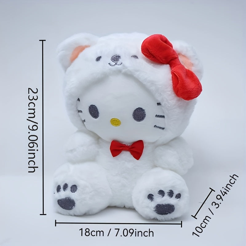 Character Plush Dog Toy with Soft Cushioned Texture, Battery-Free Pet Companion in White, Purple or Blue for Supervised Gentle Indoor Play