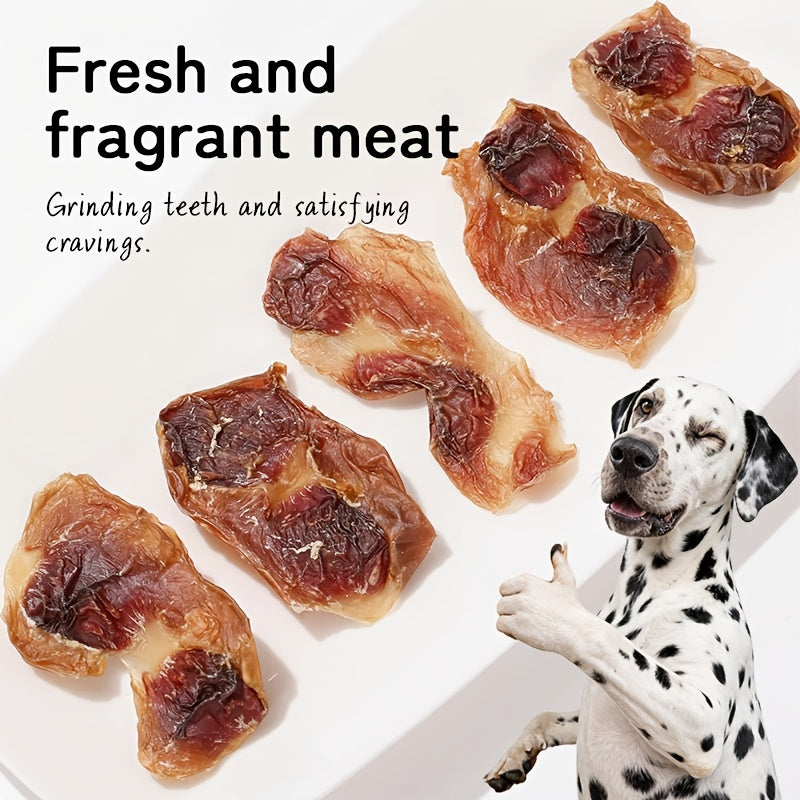 Chicken Gizzard Dog Treats, Air-Dried Jerky Slices for Supervised Training Rewards, Everyday Snack Breaks and Dog Owner Gift Baskets
