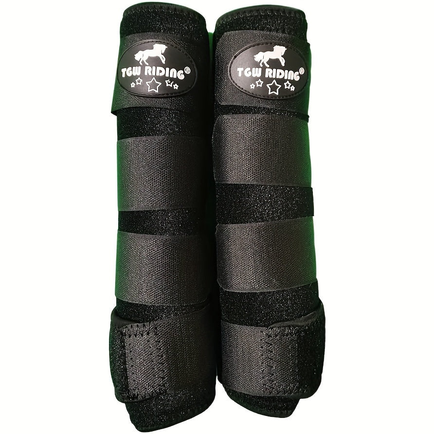 Horse Front Leg Sport Boots for Equestrian Training, Lower Limb Coverage for Supervised Exercise, Seven Colors with Small, Medium and Large Options