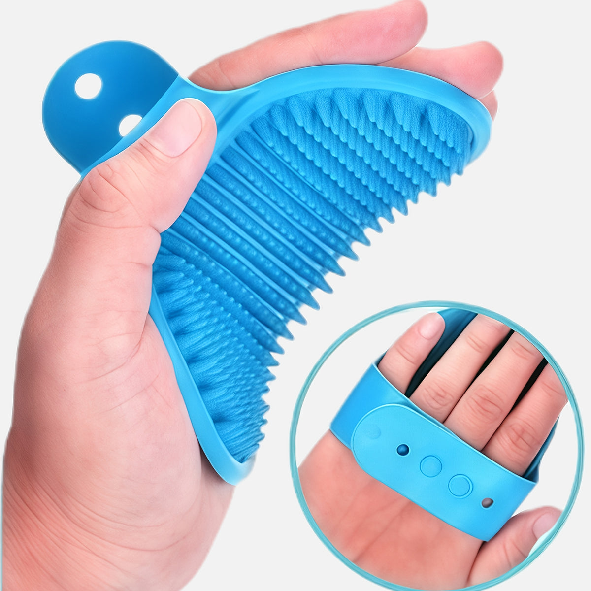 Dog Paw Washer for Large Dogs, Portable Paw Cleaning Cup with Removable Bristle Insert and Bath Brush for Muddy Walks and Outdoor Grooming