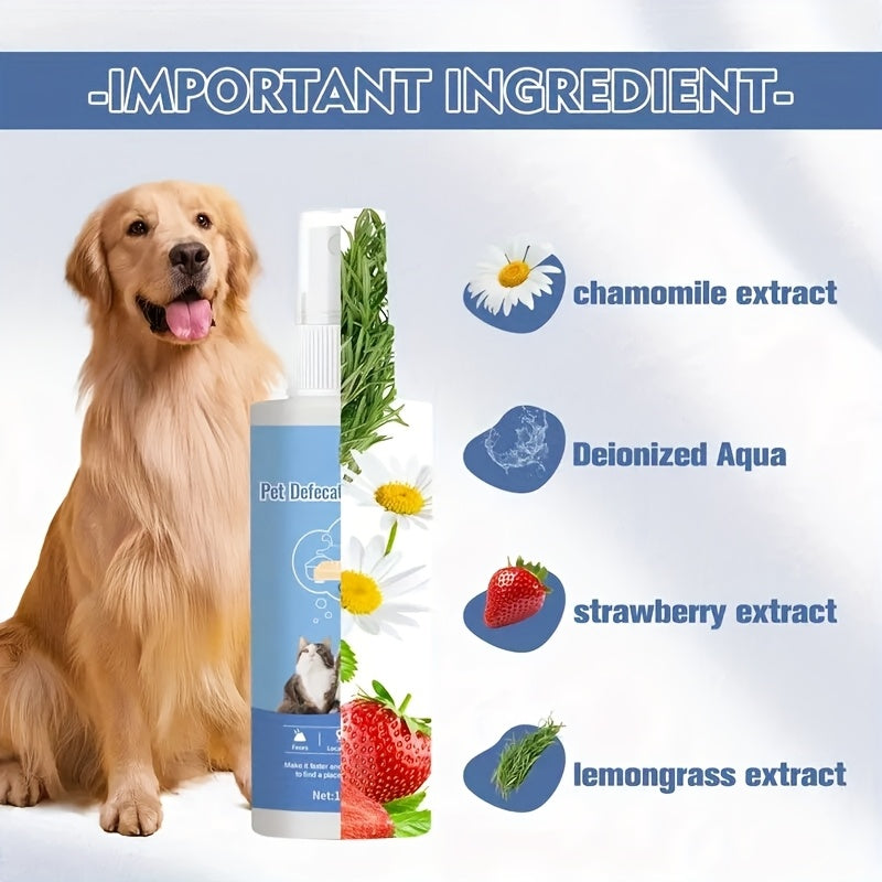 Puppy and Kitten Potty Training Spray, Indoor Pet House Training Aid in Spray Bottles for Consistent Toilet Routines, 2 or 4 Piece Pack Options