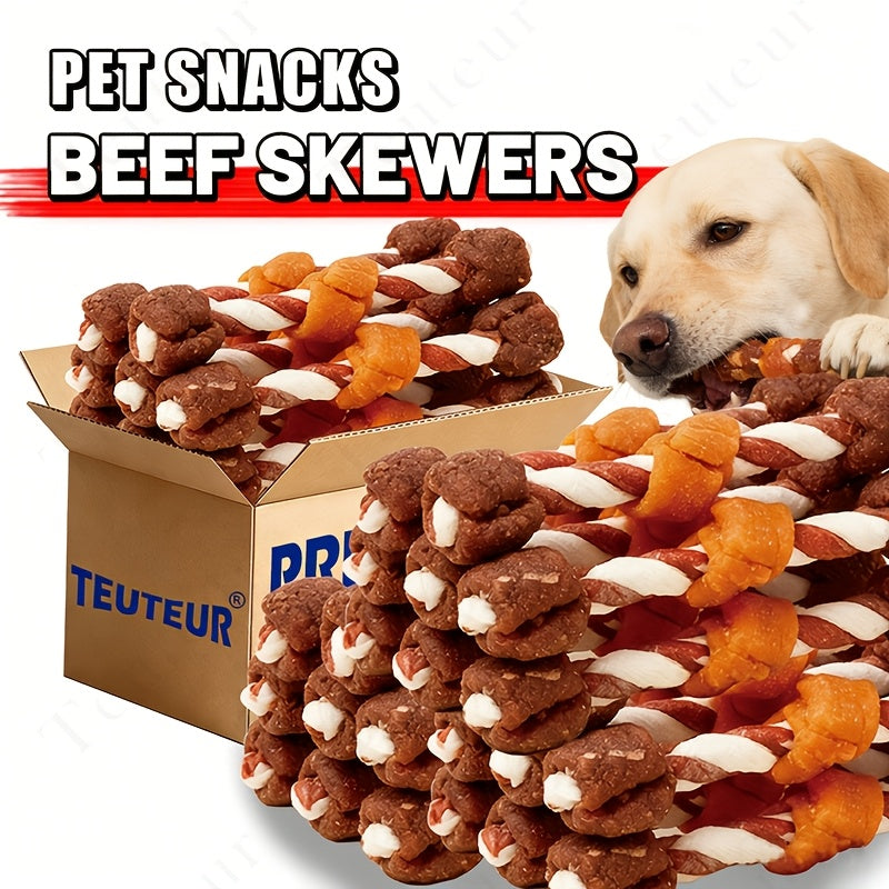 Assorted Rawhide Dog Chews, Chicken, Duck, Chicken Liver and Beef Roll Listed Combo for Supervised Chewing, Everyday Rewards and Pet Gift Baskets