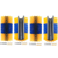 Horse Grooming Scratcher Set for Cattle and Livestock, 2 or 4 Pieces with Rounded Edges and Screws, Color Options and Selected Cleaning Brush Bundles