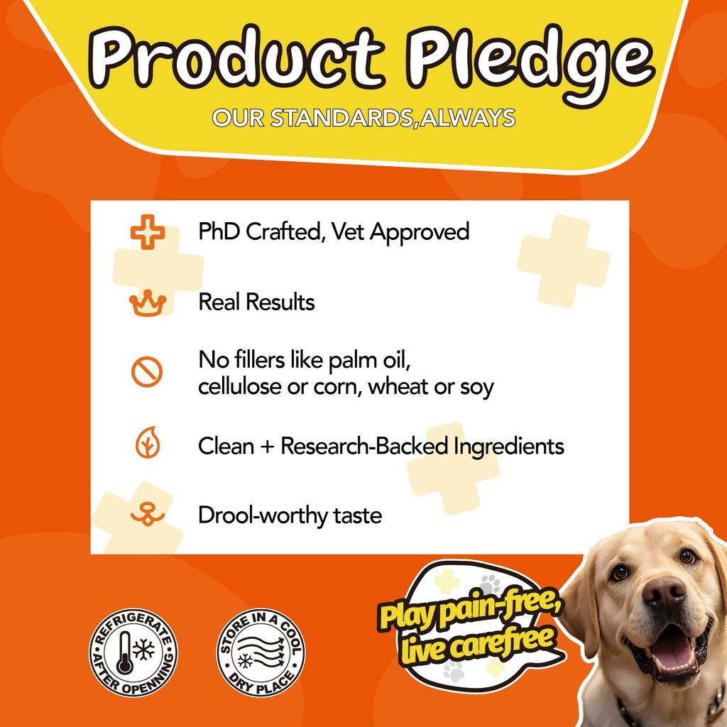 Joint Care Soft Chews for Dogs and Cats, Chicken Flavor with Glucosamine, Chondroitin and Alaskan Salmon Oil, 90 Count, Bottle Options