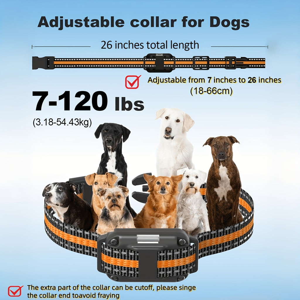 Dog Training Collar 3300ft Remote Range, Beep, Vibration and Static Modes for Dogs 5–120 lbs, One-Size Options for 1, 2 or 3 Dogs