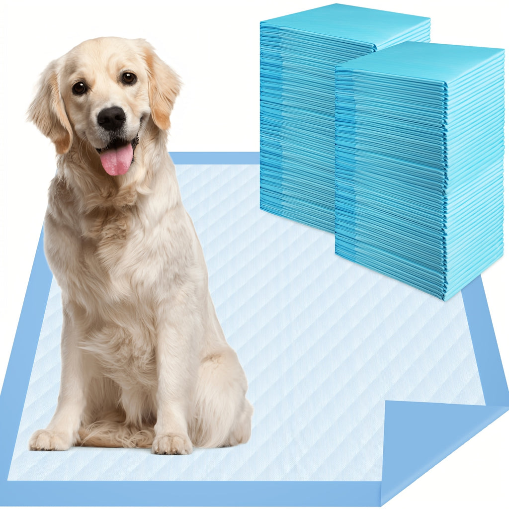 Dog Pee Pads 100 Count with 6-Layer Absorption, Disposable Puppy Potty Training Pads with Odor Control and Leak Protection, 34 x 28 or 22 x 22 Inch