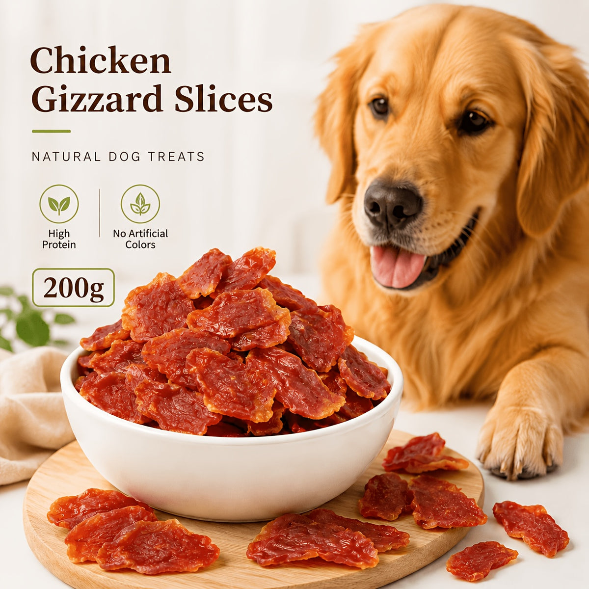 Beef Bone Dog Reward Treats, Beef Cleaning Bone Option for Supervised Chewing, Everyday Snack Time and Training Rewards for Dogs