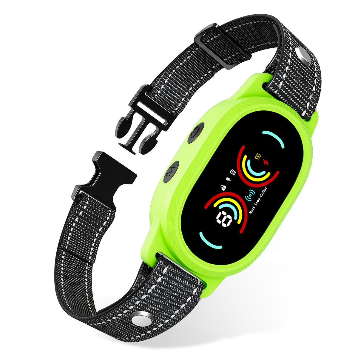 Rechargeable Dog Bark Collar with Beep and Vibration, 4 Selectable Modes and 3 Sensitivity Levels for Owner-Supervised Training, Six Color Options