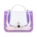 Small Bird Carrier with Perch, Portable Parrot Travel Bag with Clear Viewing Panels, Mesh Ventilation and Carry Handle for Vet Visits