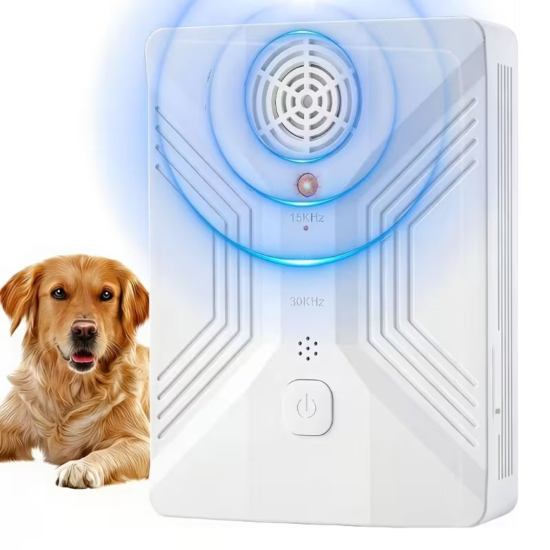 Automatic Ultrasonic Bark Deterrent with 3 Modes, USB Rechargeable Black Bark Box with Listed 55ft Range for Supervised Dog Behavior Management
