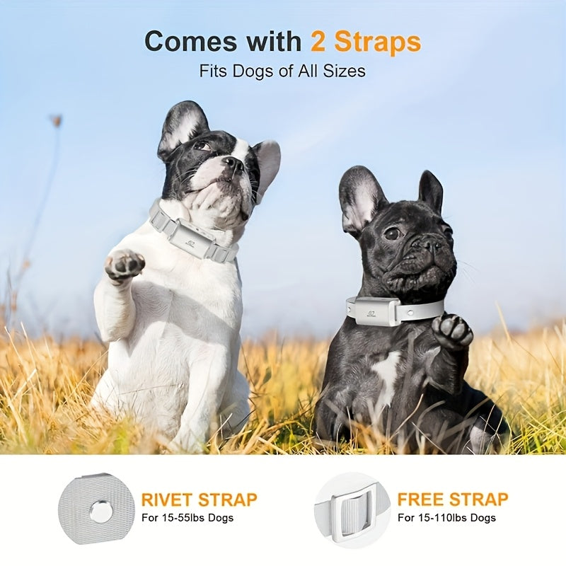 Anti Bark Collar for Dogs with 3 Sensitivity Levels, 7 Intensity Settings, Beep, Vibration and Optional Static Mode for Supervised Training
