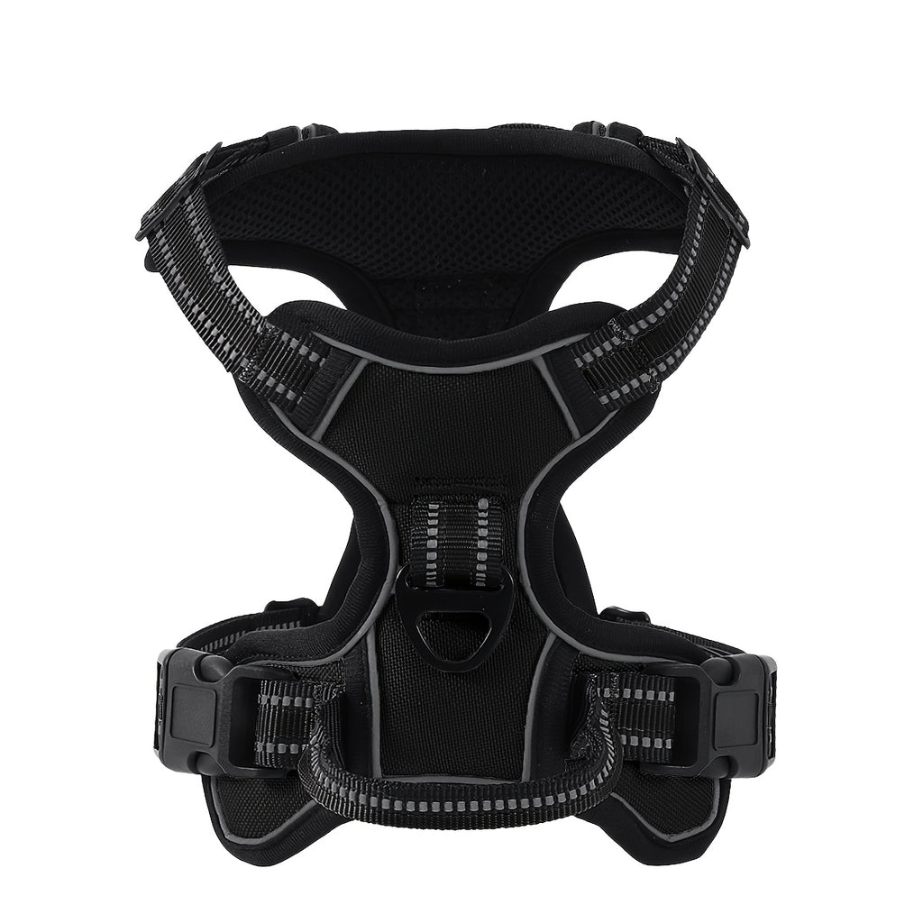 Front Clip No-Pull Dog Harness with Reflective Control Handle, Adjustable Walking Gear for Small, Medium and Large Dogs, S to XL Color Options