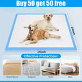 XL & XXL Dog Pee Pads for Medium and Large Dogs, Thickened Super Absorbent Potty Training Pads for Home and Camping, Buy 50 Get 50 Free