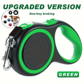 Retractable Dog Leash with 4 Bells, 118-Inch Cushioned Walking Lead for Small and Medium Dogs, Outdoor Training, Camping and Hiking