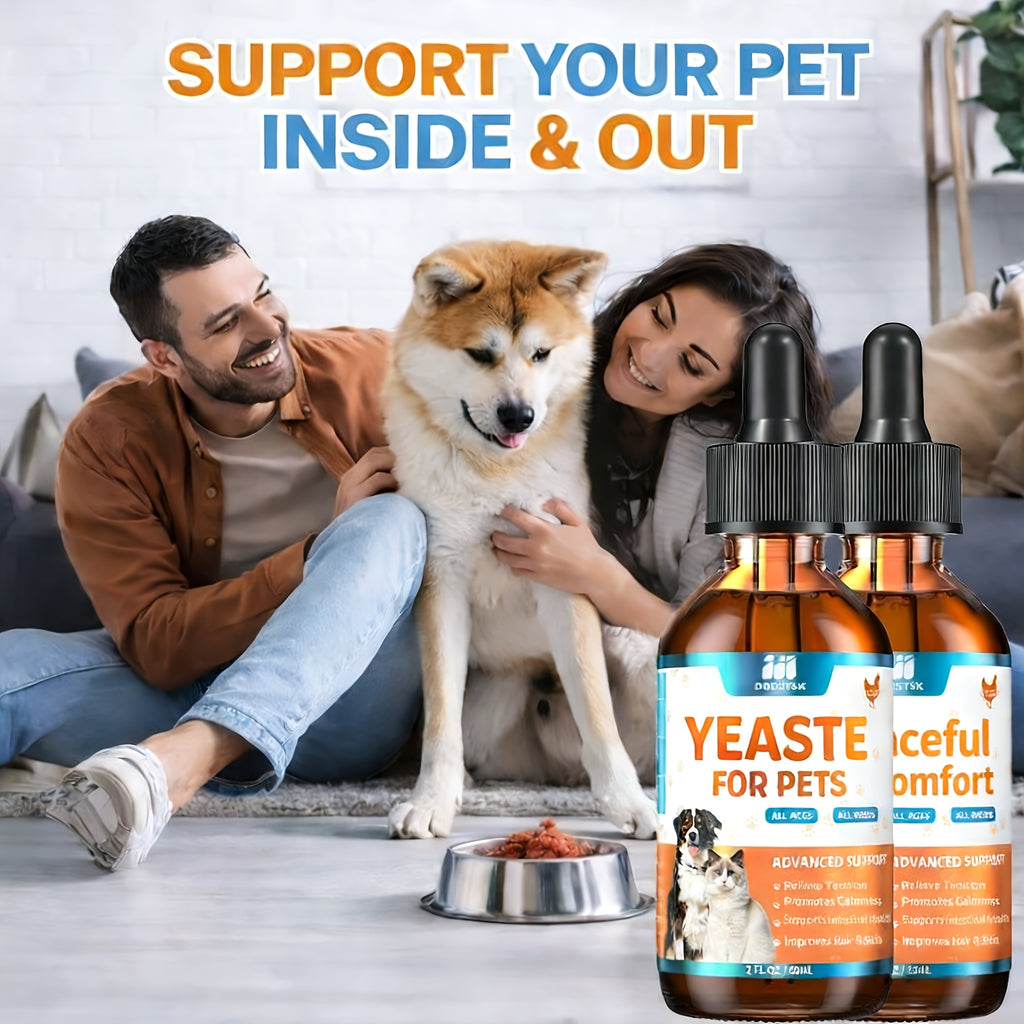 Dog Supplement Drops with Black Walnut and Pumpkin Seed, 2.03oz Listed Size Liquid Pet Supplement for Veterinarian-Guided Canine Care Routines