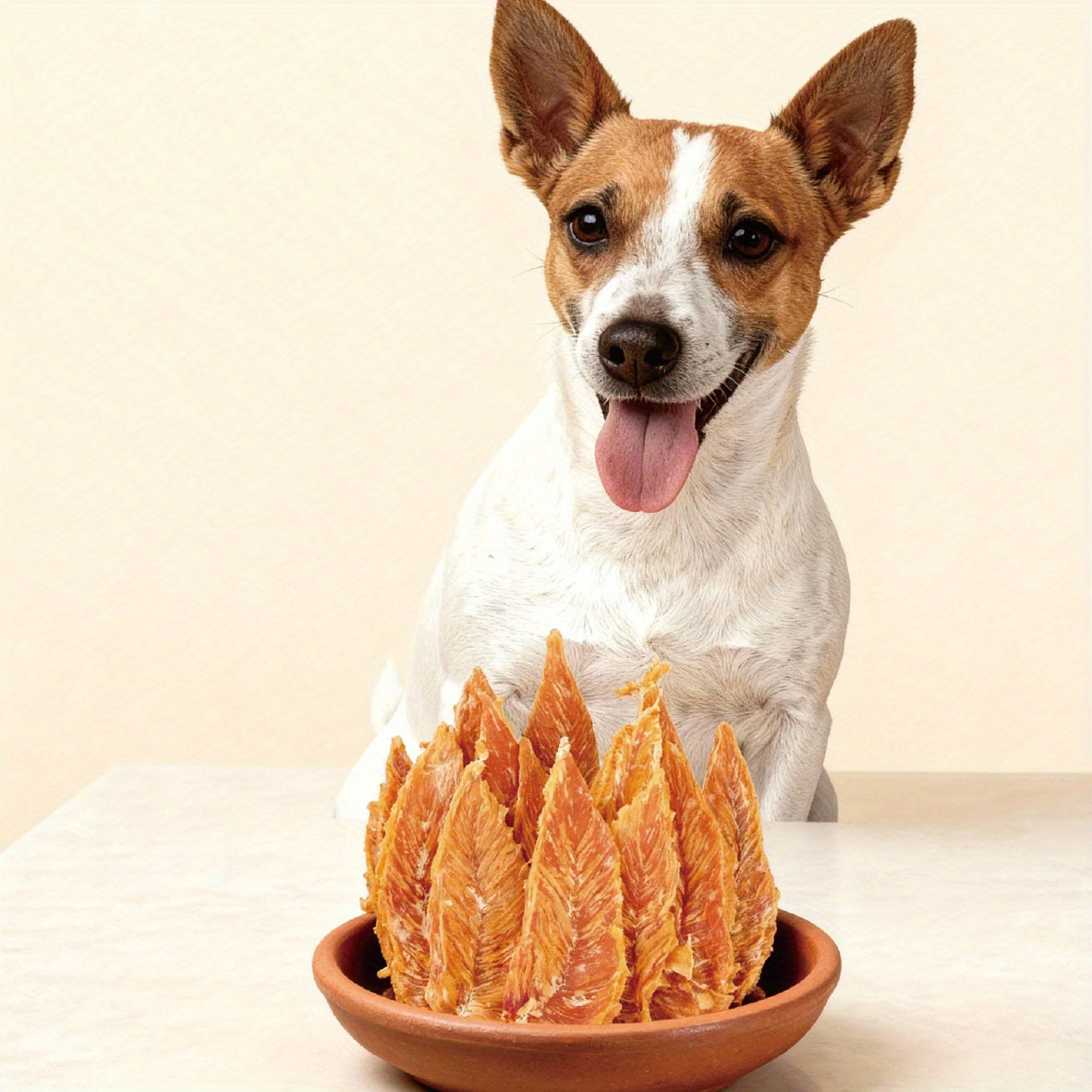 Rawhide-Free Chicken Jerky Dog Treats with Real Chicken Breast, No Artificial Flavors, 600g or 900g Options for Supervised Snack Time