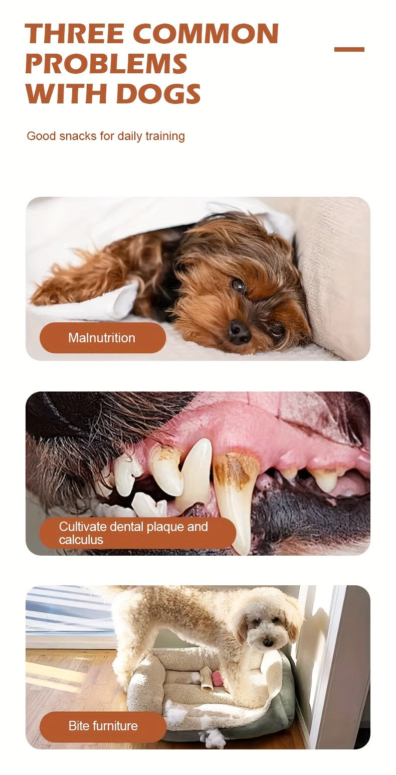 Dog Chew Bones 20 Pack, Canine Chewing Treats for Supervised Snack Time, Everyday Reward Routines and At-Home Dog Care Gift Baskets