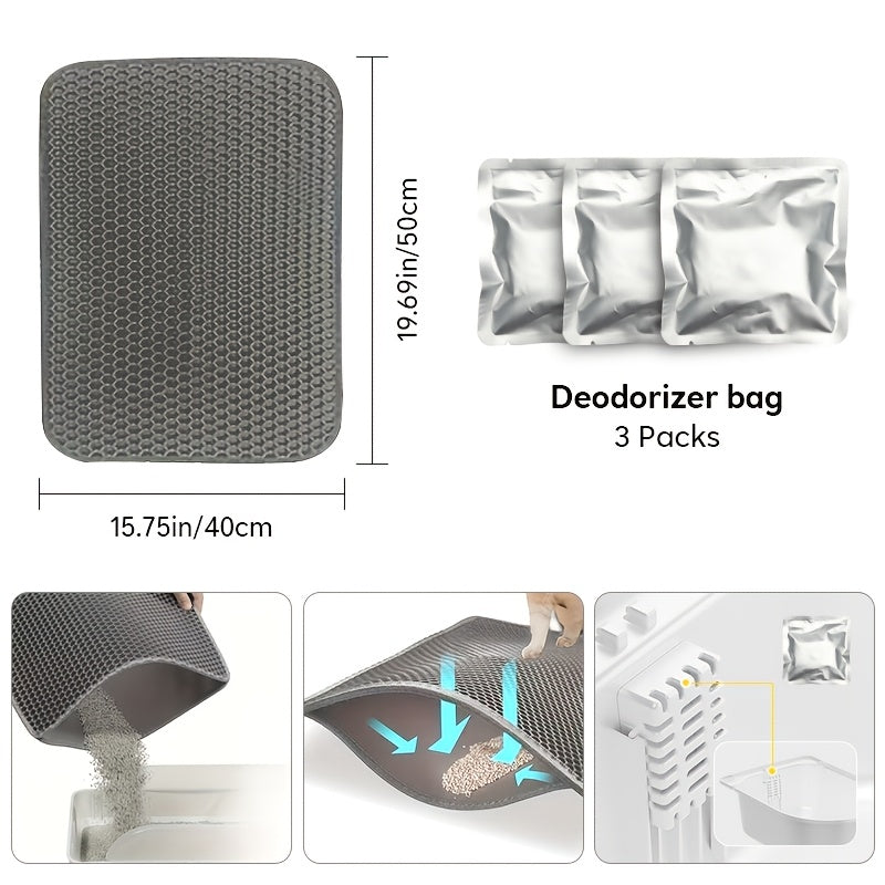 Sensor Equipped Self Cleaning Litter Box with Open Design, Extra Large Automatic Cat Toilet and Large Waste Compartment for Multi-Cat Homes
