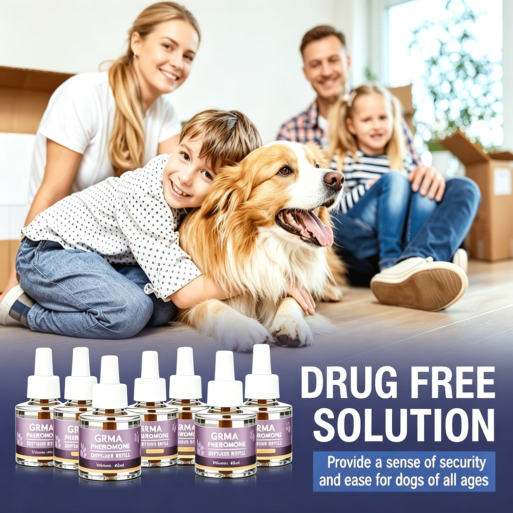 Pheromone Calming Refills for Cats and Dogs, 2-in-1 or 6-in-1 Liquid Replacement Options for Compatible Diffusers and At-Home Pet Routines