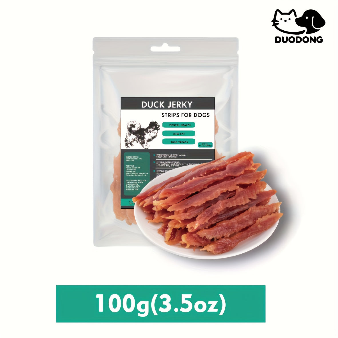 Dog Training Treats Grain Free Variety Pack, 2 Bags 7.05 oz with Triple Flavor Kabobs, Chicken Jerky, Duck Strips or Chicken Potato, High Protein Rewards for Puppies and Adult Dogs