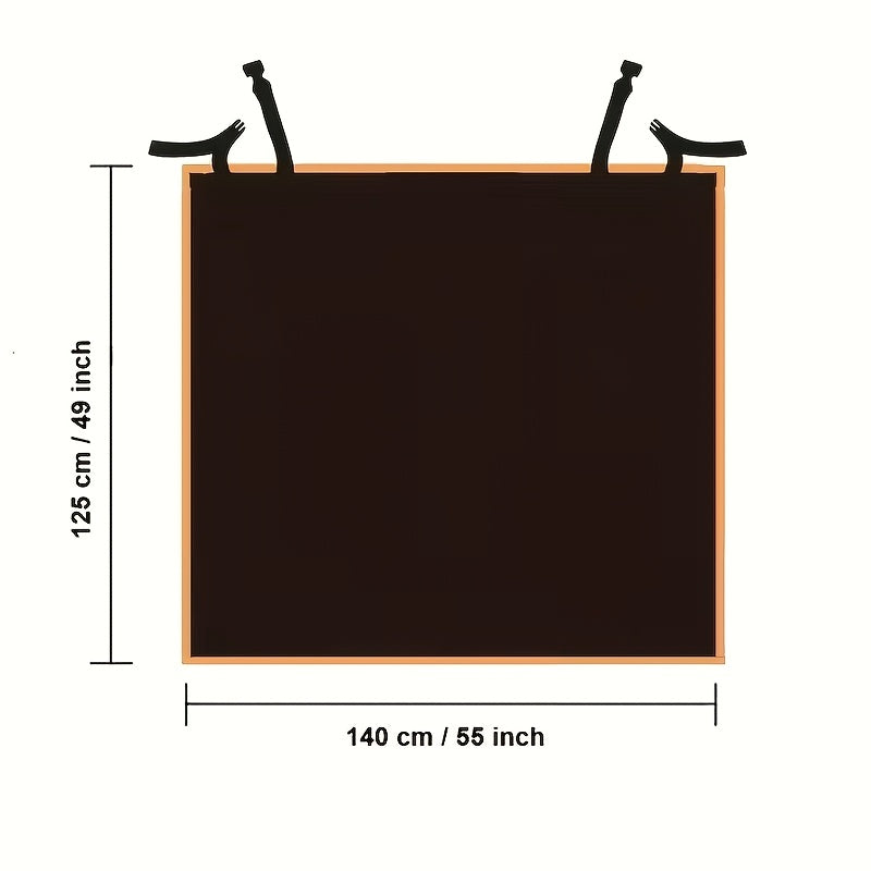 Dog Cargo Cover with Orange Edge, Thin Washable Oxford Fabric Trunk Liner for Compatible SUVs, Pet Interior Protection Mat for Everyday Travel