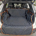 Dog Cargo Cover with Orange Edge, Thin Washable Oxford Fabric Trunk Liner for Compatible SUVs, Pet Interior Protection Mat for Everyday Travel