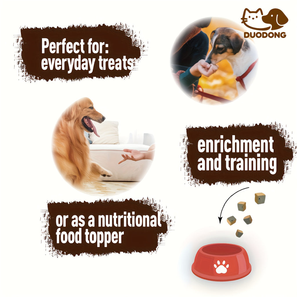Freeze-Dried Beef Liver Dog Treats, Single-Ingredient Grain-Free Training Rewards and Gluten-Free Snacks in 50g, 150g or 300g Pack Options