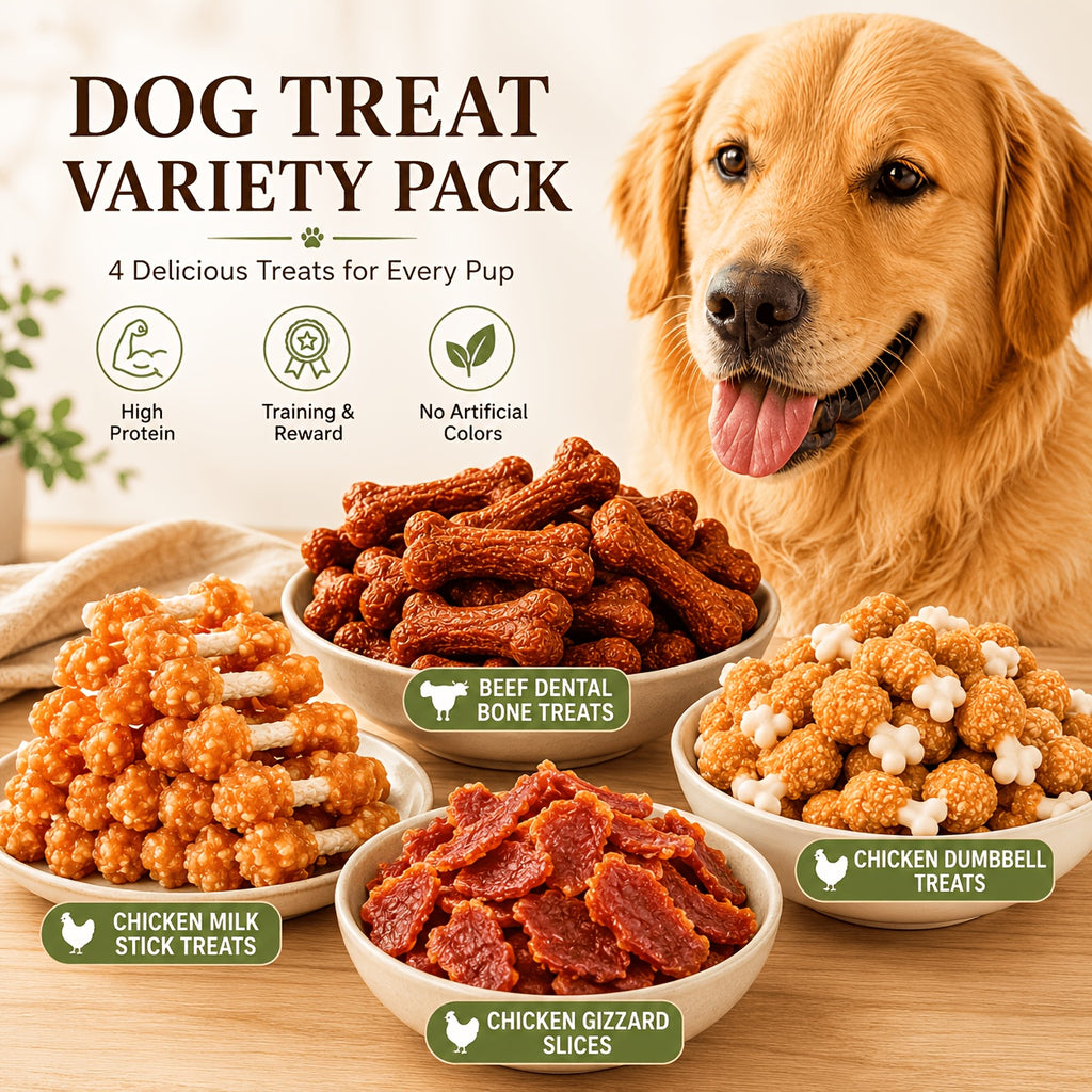 Beef Bone Dog Reward Treats, Beef Cleaning Bone Option for Supervised Chewing, Everyday Snack Time and Training Rewards for Dogs
