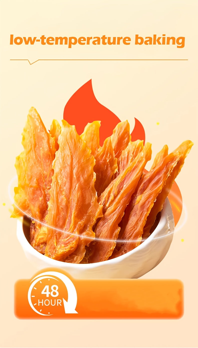 Chicken and Duck Dog Treats, 150g Air-Dried Dual-Blend Meat Slices for Supervised Training Rewards, Everyday Snacks and Dog Lover Gift Baskets