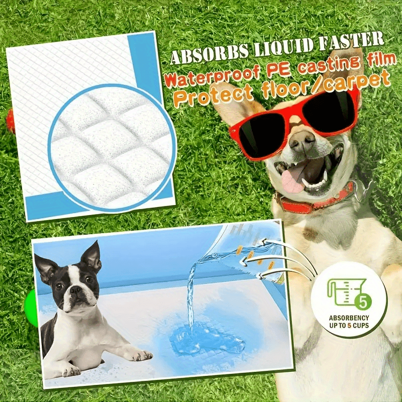 Dog Pee Pads 99 Count, 28 x 34 Inch Disposable Absorbent Puppy Potty Training Pads with Leak Protection and Odor Control for Indoor Accident Cleanup