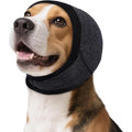 Dog Ear Cover Head Wrap with Adjustable Closure, Soft Hood for Supervised Grooming, Bath-Time Routines and Travel, S M L in Four Colors