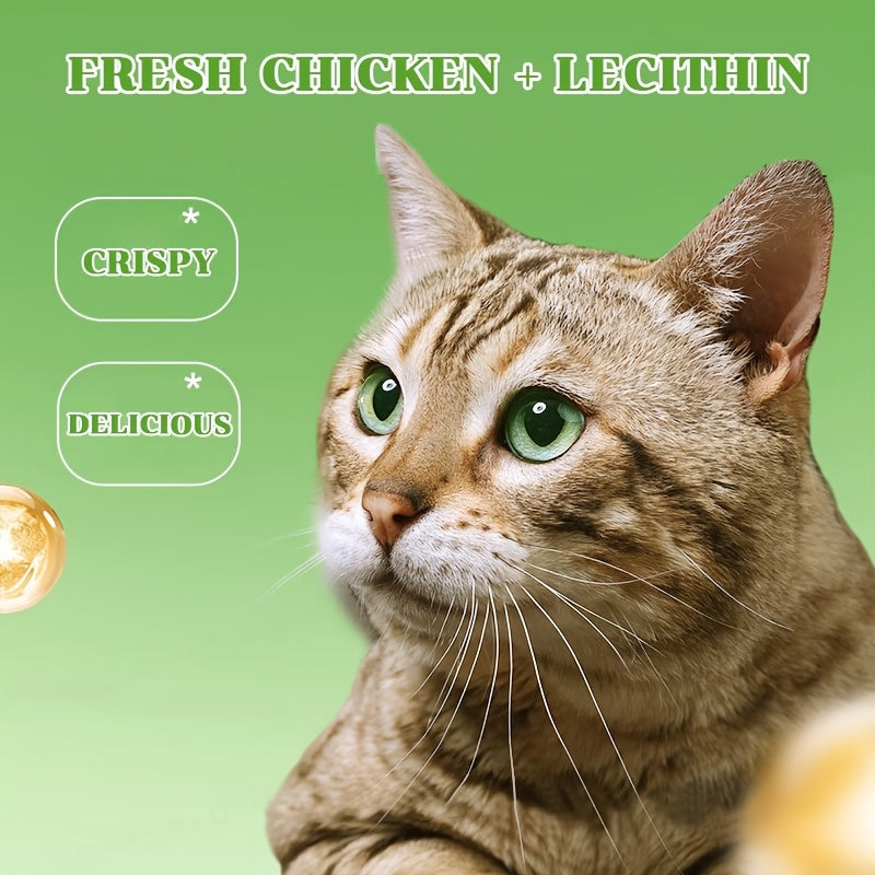 Cat Grass Chew Sticks, Freeze-Dried Edible Cat Snacks in 15 or 30 Piece Packs for Supervised Chewing, Treat Time and Cat Owner Gift Baskets