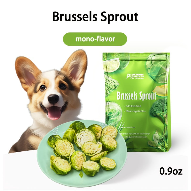 Freeze Dried Dog Treats with Fruit and Vegetable Options, Six Selectable Snack Styles for Supervised Training Rewards and Dog Food Toppers