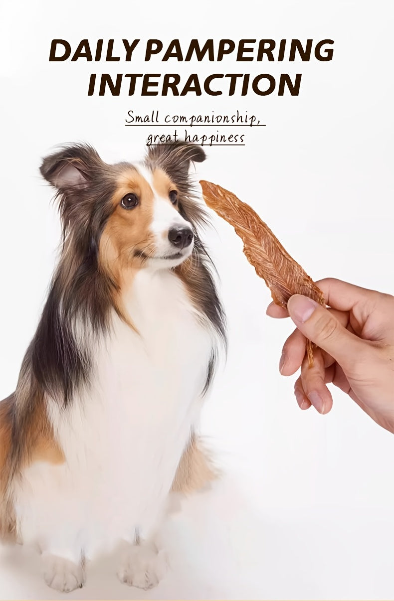 Chicken and Duck Jerky Dog Treats Mixed Pack, Air-Dried Breast Meat Strips for Supervised Training Rewards and Everyday Snack Time