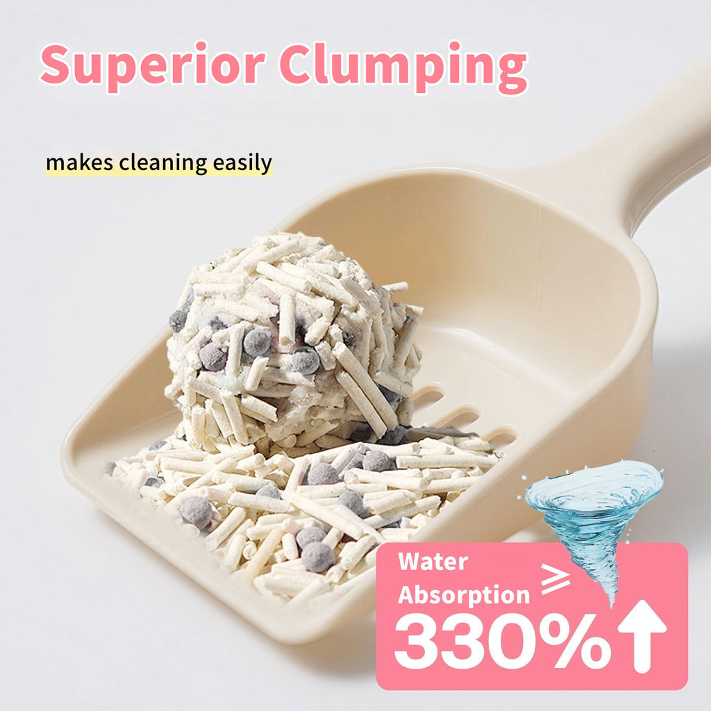 White Blossom Tofu Cat Litter, All For Paws 5-in-1 Yucca-Enhanced Low-Dust Clumping Blend for Indoor Cats, 11 lb, 22 lb or 33 lb Pack Options