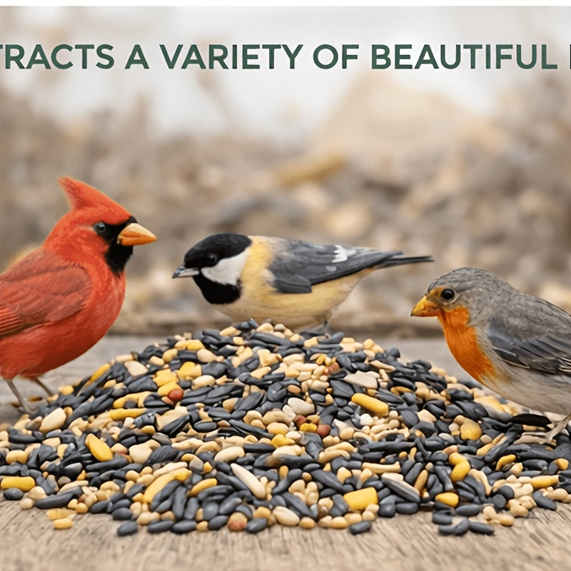 Wild Bird Feed Blend 0.77 lb Bag for Outdoor Feeding Stations, Mixed Seed Bird Food for Cardinals, Finches, Sparrows and Backyard Songbirds