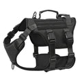 Full Body Dog Harness with Lift Handle, Soft Padded Adjustable Reflective Walking Vest with Leash Clip for Hiking and Training, S to XL