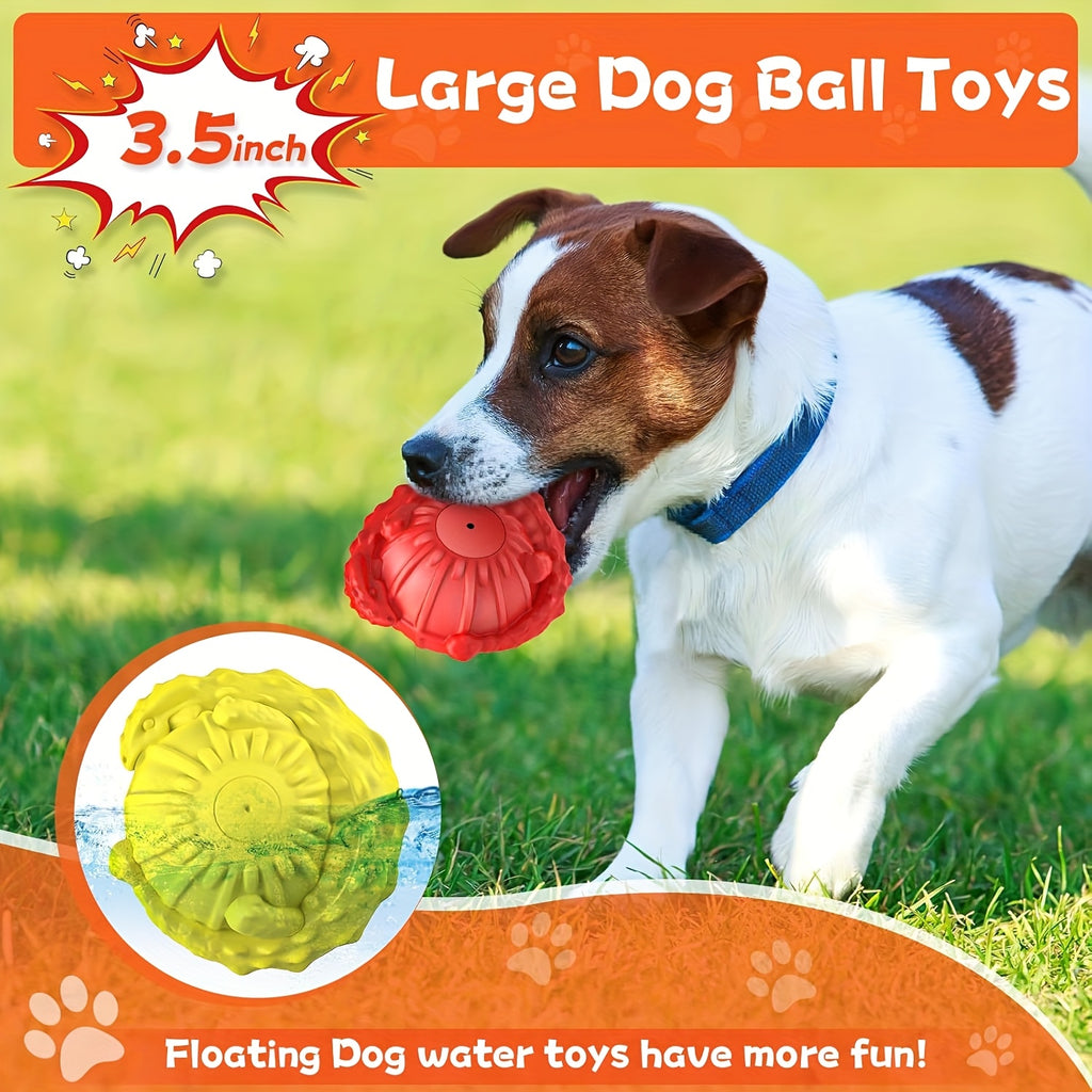 Dinosaur Dog Chew Toy with Ankylosaurus Ball Option, Interactive Pet Play Toy in Blue, Green or Two-Color Styles for Supervised Chewing and Fetch