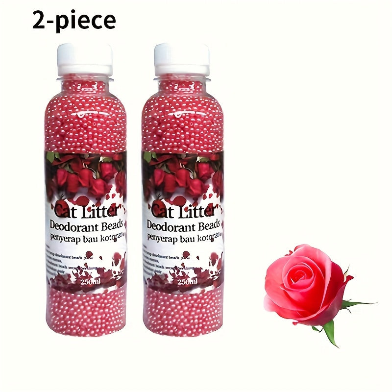 Cat Litter Deodorizer 2-Pack for Everyday Litter Box Freshening, Jasmine, Lemon, Green or Rose Options for Indoor Cat Cleaning Routines