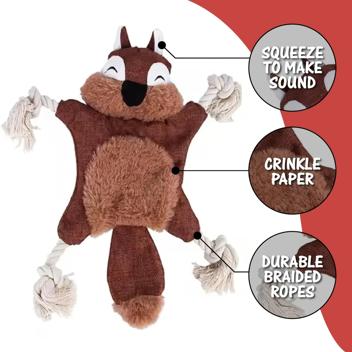 Squeaky Dog Toys 9 Pack, Stuffless Plush Set with Crinkle Sounds for Supervised Interactive Puppy Play, Toy Rotation and Dog Birthday Gifts