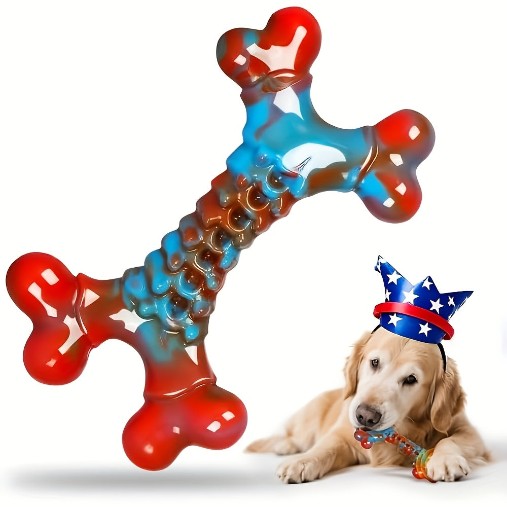 Dog Chew Toys for Large Dogs, Red Nylon Toys for Supervised Chewing and Everyday Play, Available in 1, 2 or 4 Piece Pack Options