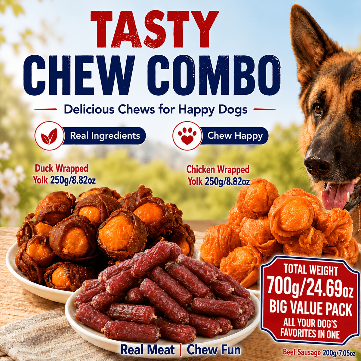 Dog Snack Combo Pack with Chicken-Flavored Milk Bars, Biscuits and Duck Chew Options, Assorted Jerky Treat Packs for Everyday Rewards