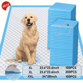 Dog Pee Pads with Adhesive Tabs, XXL 100 Count Puppy Training Pads with 6-Layer Absorbent Construction, Quick-Dry Leak-Proof Potty Pads for Indoor Use