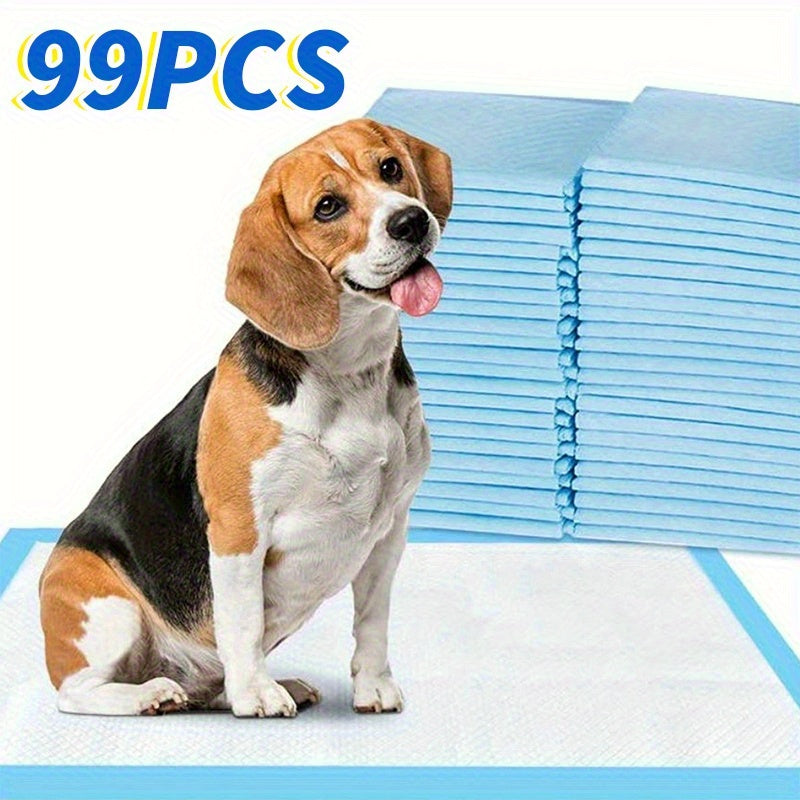 Dog Pee Pads 99 Count, 28 x 34 Inch Disposable Absorbent Puppy Potty Training Pads with Leak Protection and Odor Control for Indoor Accident Cleanup