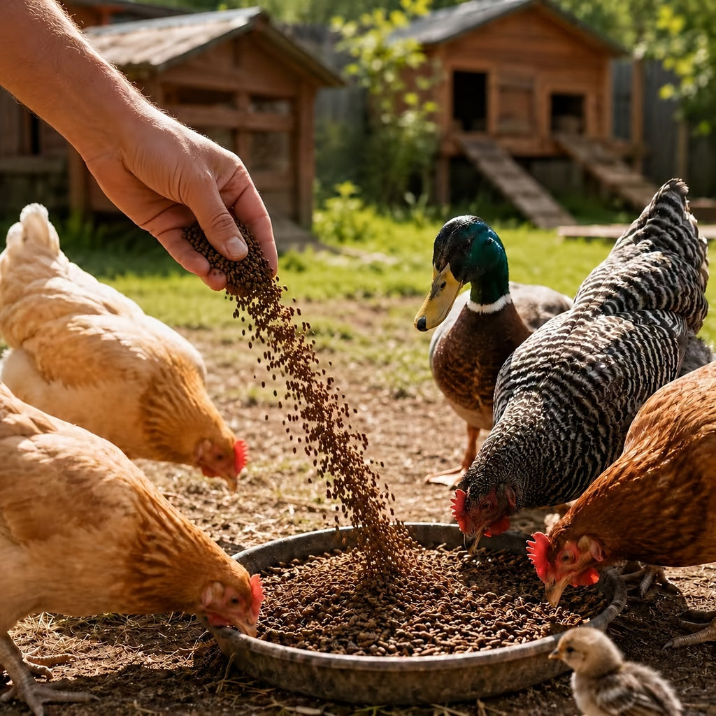 Chicken Grub Treats, Dried Black Soldier Fly Larvae in 5.5 lb or 11 lb Packs for Backyard Hens, Ducks and Wild Birds, Supplemental Foraging Snacks