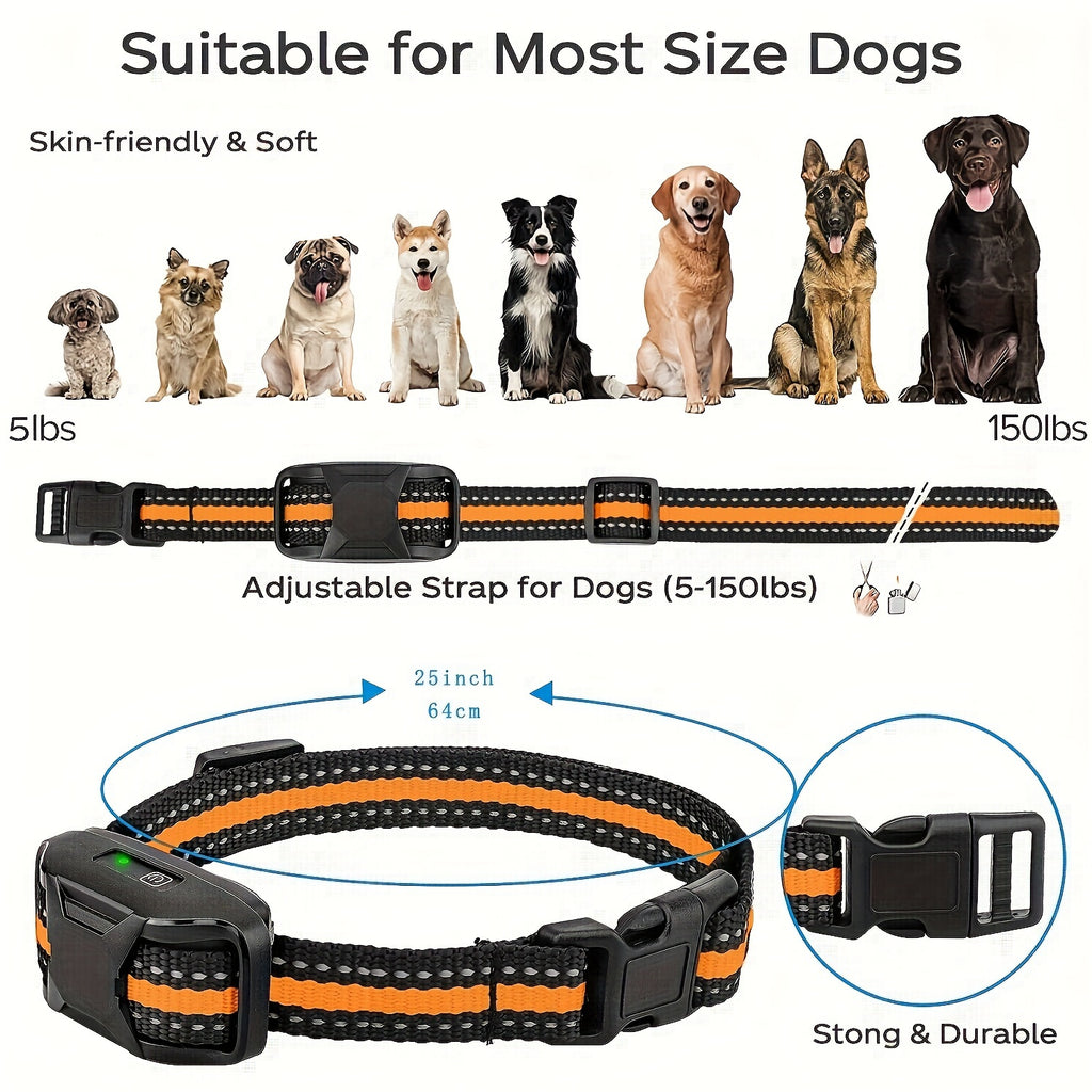 Rechargeable Dog Training Collar for 2 Dogs, 2800ft Listed Remote Range with Beep, Vibration and Static Stimulation for Supervised Training
