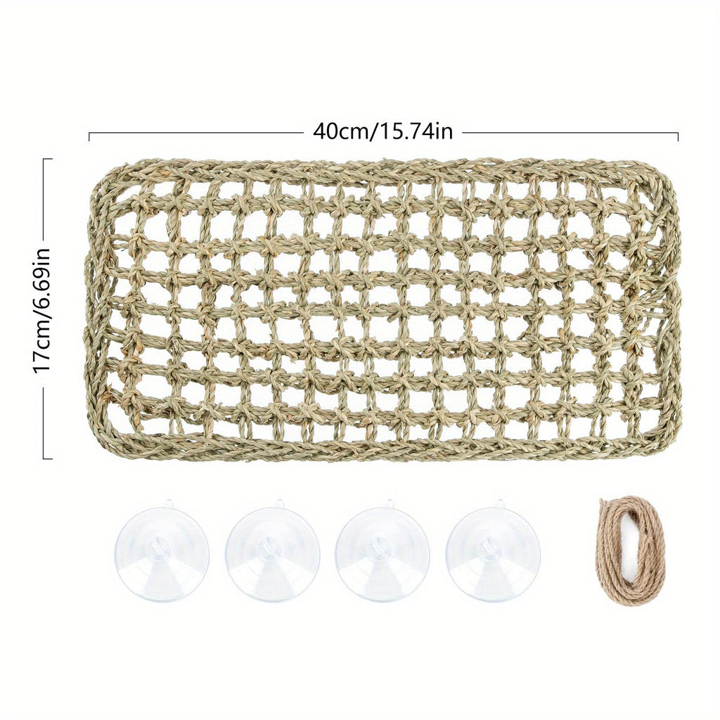 Reptile Hammock for Bearded Dragons & Lizards, Large Hanging Lizard Lounger for Terrarium Resting Areas and Habitat Accessories, 1pc