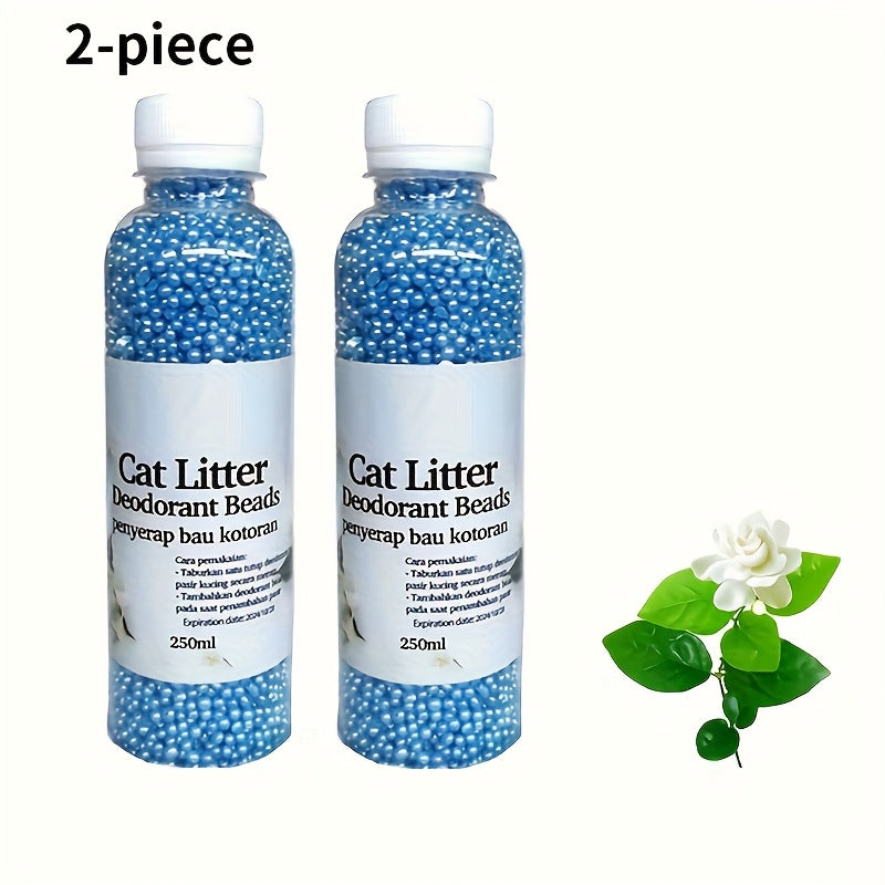 Cat Litter Deodorizer 2-Pack for Everyday Litter Box Freshening, Jasmine, Lemon, Green or Rose Options for Indoor Cat Cleaning Routines
