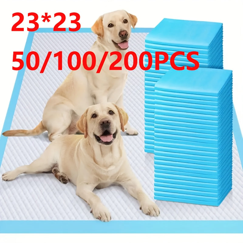 Dog Pee Pads Bulk Packs, 23.6 x 23.6 Inch Disposable Absorbent Puppy Training Pads with Odor Control and Leak Protection, 200 or 400 Count